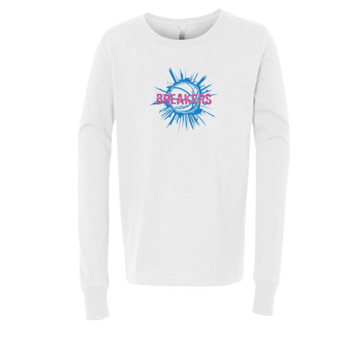 Youth Long Sleeve Jersey Tee w/ Back Name Option Thumbnail