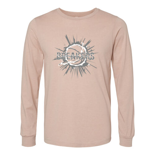 Unisex Heather CVC Long Sleeve Tee w/ Back Name Option Thumbnail